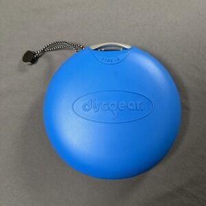 DiscGear Discus 22 Disc (CD DVD)Holder Hard Shell Blue 2 Side Storage Carry Case